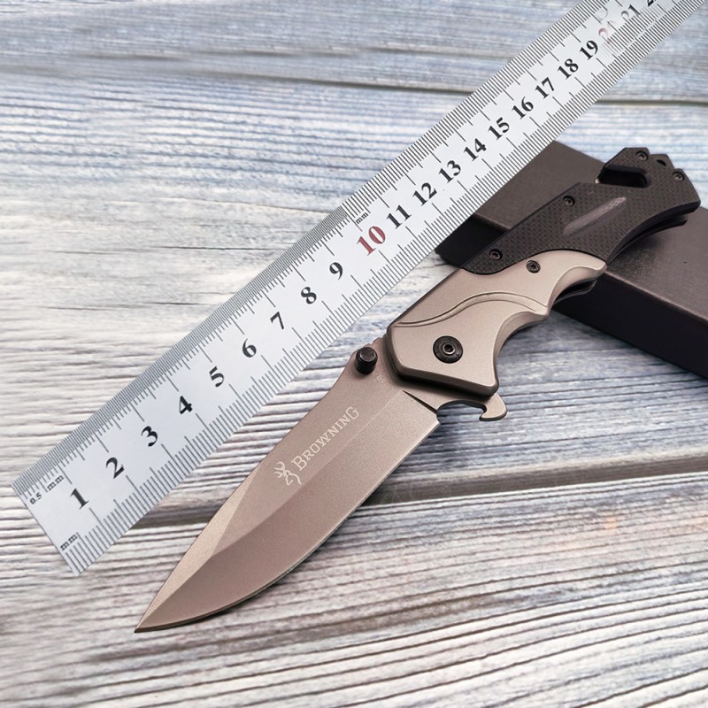 Cross-border hot sale FA49 folding knife G10 handle tactical saber multifunctional portable sharp knife bottle opener