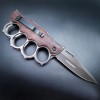 Folding Knuckles Knife Tiger Finger Multi-function Car Window Breaking Outdoor Defense Sabre Buckle Four-finger Hand Support Knife