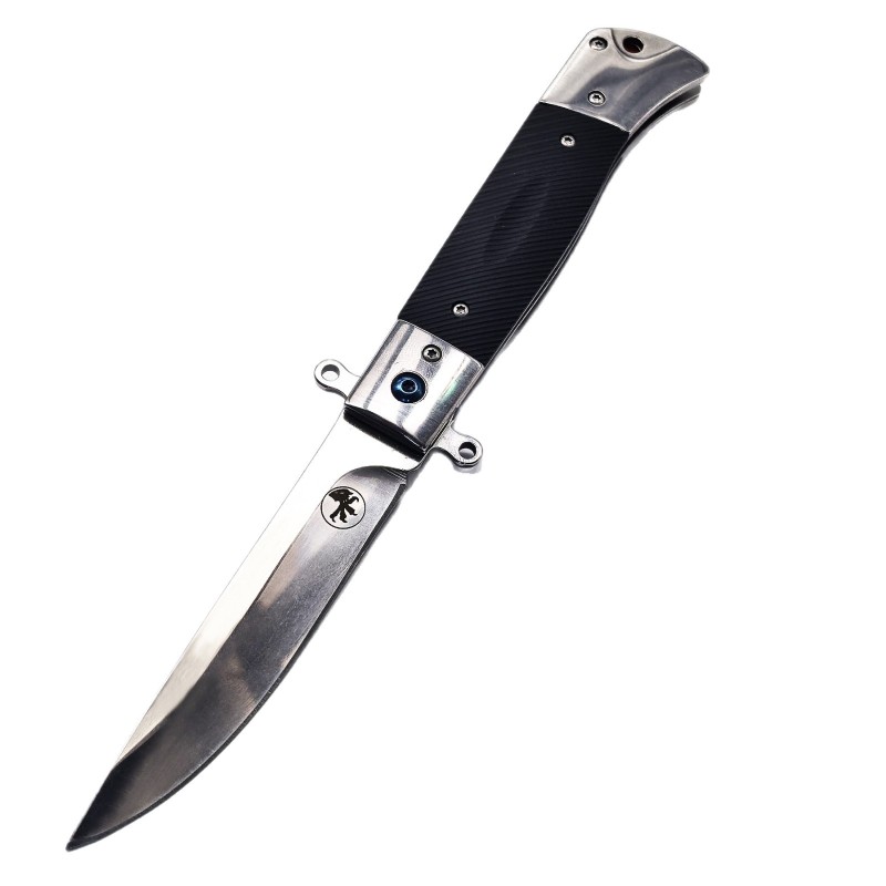 Cross-Border New G10 Handle Outdoor Tactical Pocket Knife Camping Emergency Knife Mirror Finish Exquisite Pocket Fruit Knife Portable