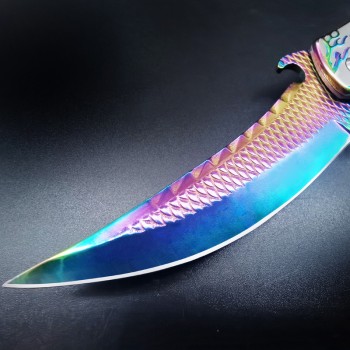 Exquisite fruit knife Jinlong knife creative folding knife camping outdoor knife collection cold weapon relief knife wholesale