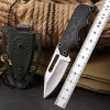 Cross-border Mini SOG Knife Outdoor K-type Knife Scabbard Necklace Knife Wilderness Emergency Fruit Knife Car Dismantling Express Knife