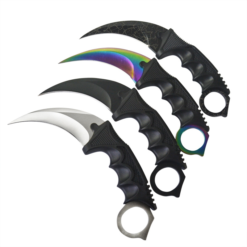 Wholesale claw knife game machete outdoor knife scabbard eagle claw knife stainless steel saber fruit knife foreign trade csgo