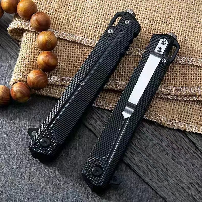 Outdoor emergency folding knife sharp light fruit knife car unpacking knife fishing tools a generation of hair