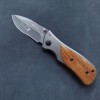 Mini Knife Outdoor Portable Fruit Knife Folding Knife Wooden Handle Portable Folding Knife Sharp Foreign Trade Camping Knife
