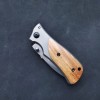 Mini Knife Outdoor Portable Fruit Knife Folding Knife Wooden Handle Portable Folding Knife Sharp Foreign Trade Camping Knife