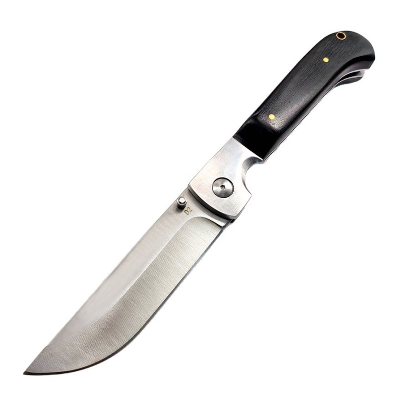 Outdoor Self-Defense Folding Knife Russian 4Th Generation Tactical Knife Wilderness Survival Portable Pocket Knife with Ebony Handle