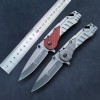 Stainless steel knife sharp self-defense folding knife camping portable fruit knife foreign trade cross-border supply knife wholesale