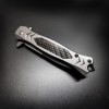 Camping survival folding knife carbon fiber handle self-defense knife creative swordfish fruit knife cross-border export supply saber