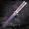 Practice Comb Butterfly Comb Fingers Fashion Play Folding Watch Hand Training Knife Props Training Knife csgo Play Black Comb