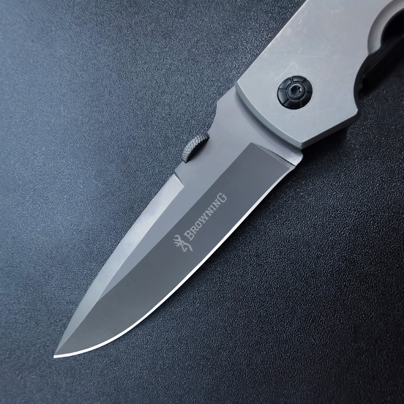 One-Piece Drop-Shipping Small Knife, Outdoor Tactical Knife, Portable Outdoor Emergency Escape Fruit Knife, Stainless Steel Large Folding Knife