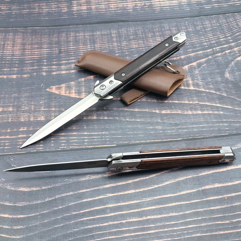Cross-Border Supply of Rosewood Handle High Hardness Camping Knife Portable Car Self-Defense Knife Portable Fruit Knife