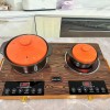 Wholesale and Export Cross-border Double Stove Electric Ceramic Stove Single Stove English Household Multi-function Intelligent Household Energy Frying Light Wave Energy Saving