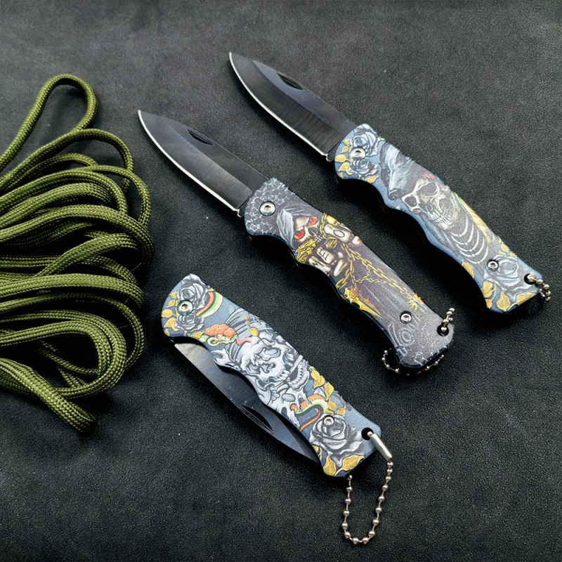 Dropshipping Manufacturer Direct Sales Mini Portable Keychain Knife Kitchen Tools Travel Camping Knife Fishing Cutter