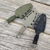 Cross-Border Russian Ear-Cutting Mini Knife Integrated Keel Outdoor Knife K Sheath Tactical Small Straight Knife Portable Ring Knife