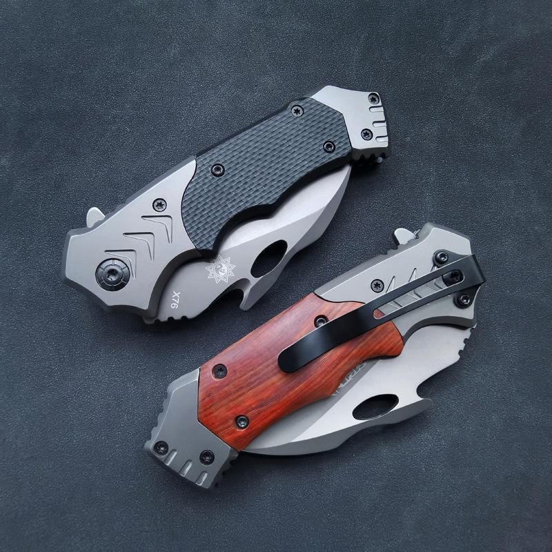 Folding Claw Knife, Self-Defense Portable Knife, Outdoor Hunting Knife, Outdoor Survival Fruit Knife, Sharp Multi-Functional Short Knife
