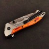 Outdoor Survival Folding Knife with Colorful Wooden Handle, Portable Self-Defense Knife, Sharp Unboxing Knife, Barbecue Meat Cutting Knife