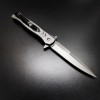 Camping survival folding knife carbon fiber handle self-defense knife creative swordfish fruit knife cross-border export supply saber