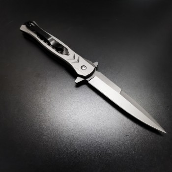 Camping survival folding knife carbon fiber handle self-defense knife creative swordfish fruit knife cross-border export supply saber