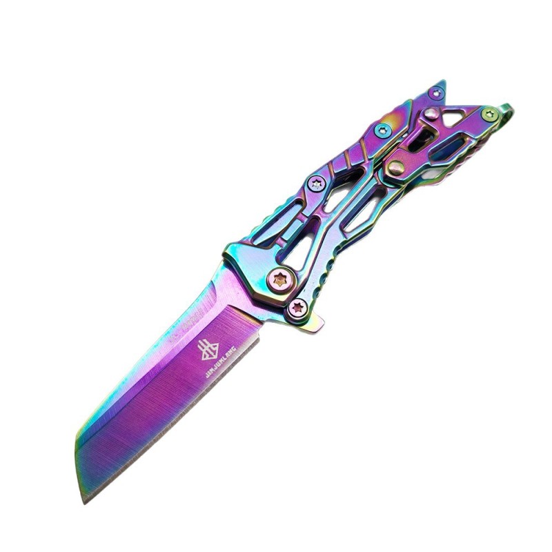Outdoor Pocket Small Multifunctional Folding Knife Portable Keychain Mini Pocket Knife Fruit Knife