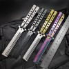 Practice Comb Butterfly Comb Fingers Fashion Play Folding Watch Hand Training Knife Props Training Knife csgo Play Black Comb
