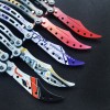 CSGO Practice Folding Toy Portable Game Props Butterfly Training Knife Comb Outdoor Shake Knife Not Bladed