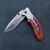 Browning stainless steel knife outdoor folding fruit knife camping portable knife wooden handle folding knife AliExpress supply