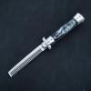 Portable spring comb American style oil head portable comb artifact automatic hair comb outdoor pocket comb ornamental cutter