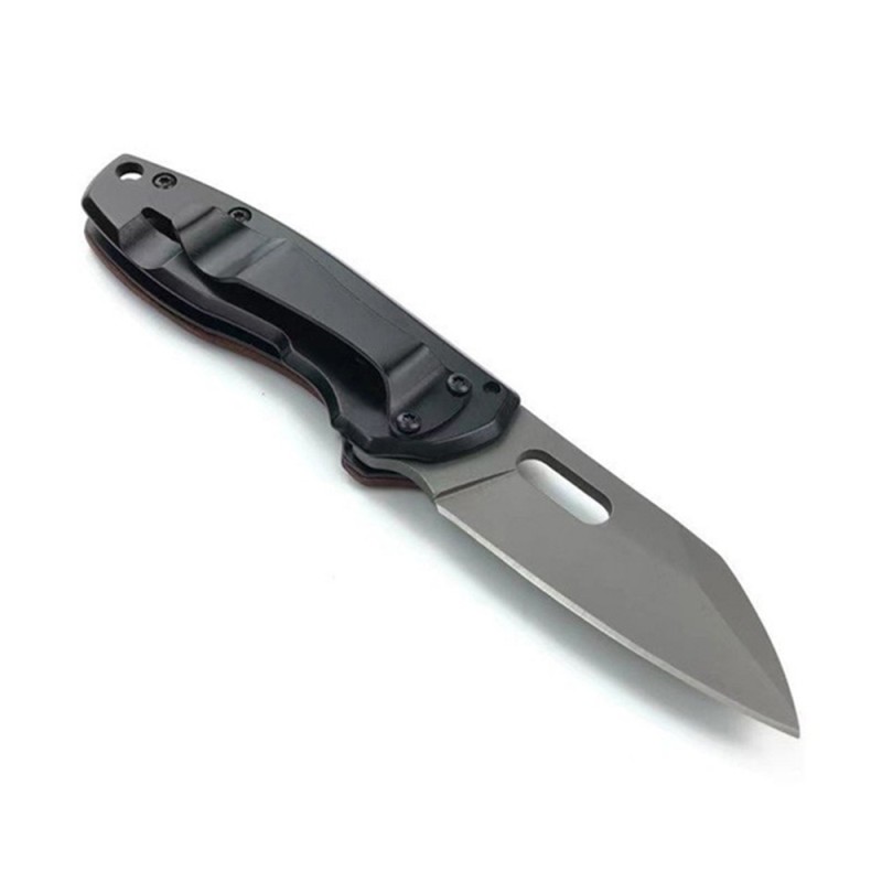 Stainless Steel Mini Knife Household Portable Wooden Handle Fruit Knife Amazon Shrimp Products Outdoor Camping Knives