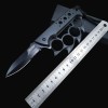 Cross-border outdoor survival finger tiger folding knife hot wheel cool tiger finger window breaker high hardness sharp fruit knife