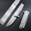 Mini D2 Steel Knife, Self-Defense Folding Knife, Car Travel Supplies, Portable Fruit Knife, Portable Meat Cutting Knife