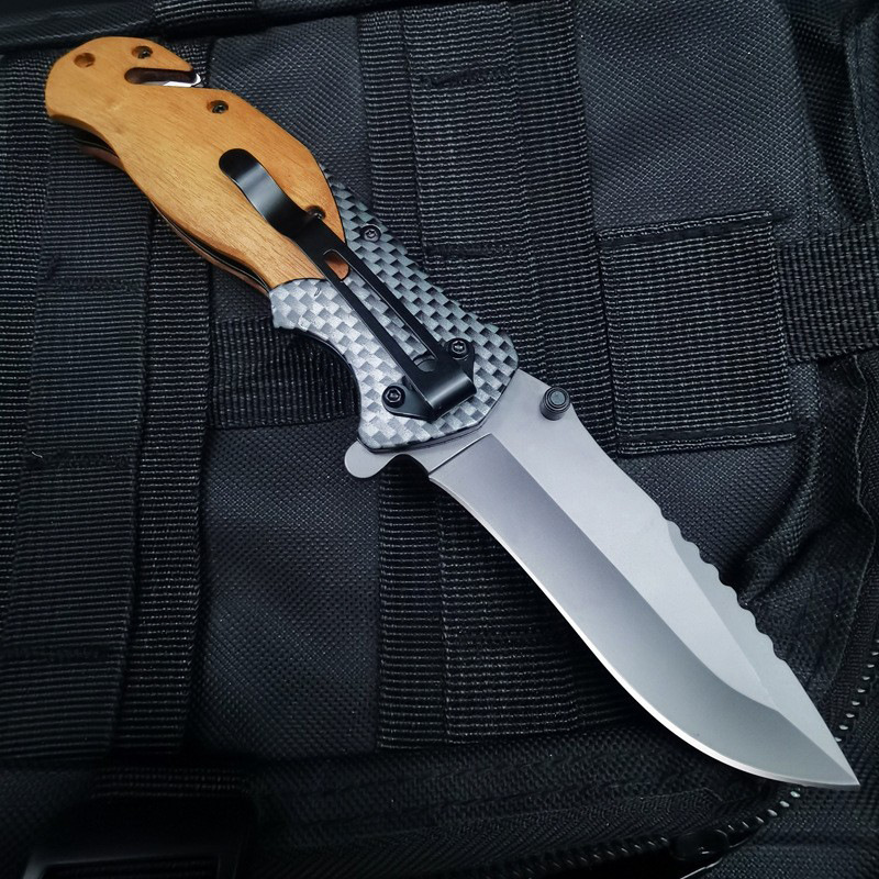 Browning Folding Knife Outdoor Knife Wilderness Survival Military Knife Self-Defense High Hardness Amazon X50 Fruit Knife