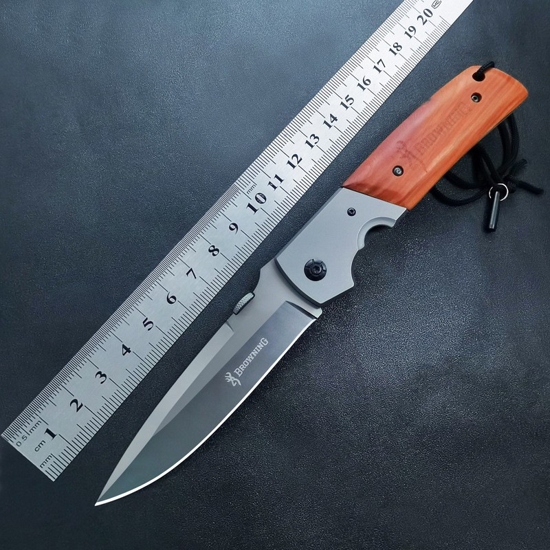 One-Piece Drop-Shipping Small Knife, Outdoor Tactical Knife, Portable Outdoor Emergency Escape Fruit Knife, Stainless Steel Large Folding Knife