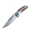 Browning outdoor knife quick-opening multifunctional knife high hardness foreign trade wooden handle folding knife self-defense tactical fruit knife