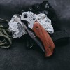 Cross-Border Rosewood Handle Outdoor Folding Knife Exquisite Gift Fishing Knife Self-Defense Portable Pocket Fruit Knife