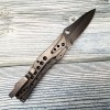 Cross-border source field folding saber stone wash sharp stainless steel folding knife high hardness hunting tool fruit knife