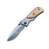 Mini Knife Outdoor Portable Fruit Knife Folding Knife Wooden Handle Portable Folding Knife Sharp Foreign Trade Camping Knife