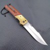 Foreign trade supply outdoor folding knife heavy tactical saber sharp self-defense emergency knife chicken wing wood handle heavy knife