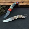 Factory Direct Sales Mini Portable Keychain Knife Portable Fruit Peeling Knife Pocket Knife Outdoor Camping Emergency