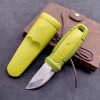 Outdoor Hiking Self-Defense Straight Knife K-Sheath Dragon Bone Integrated Sharp Fruit Knife Jungle Tactical Fishing Knife Pocket Straight Knife