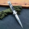 Mafia Stainless Steel Knife Outdoor Household Fruit Knife Self-Defense Field Tactical Knife Exquisite Fruit Small Folding Knife