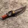 Amazon’s Best-Selling Keel Integrated Lightweight Damascus Forged Small Straight Knife Barbecue Meat Cutting Knife Fruit Knife