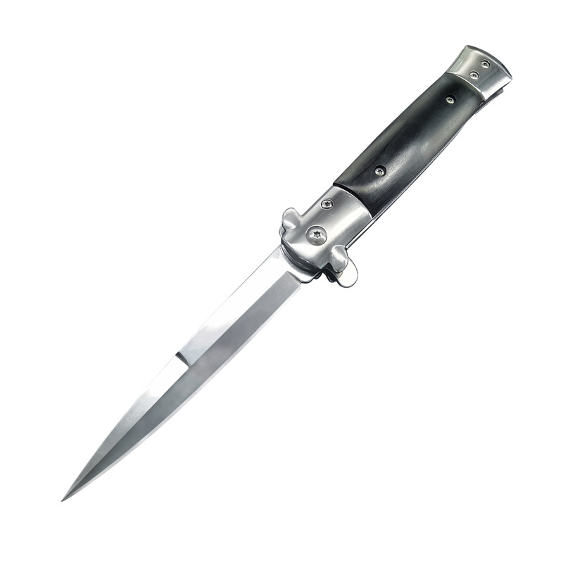 Mafia Stainless Steel Knife Outdoor Household Fruit Knife Self-Defense Outdoor Military Knife Folding Knife Dropshipping