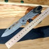 Cross-Border Supply Wilderness Survival Tactical Knife Blade Special Outdoor Knife Ebony Handle Sharp Stainless Steel Knife