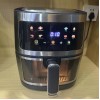 8 L stainless steel touch screen visual air fryer household multi-power large capacity intelligent electric oven export cross-border