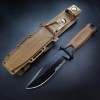 BG Survival Knife High Hardness Infantry Tactical Knife Outdoor Camping Straight Knife Self-Defense Amazon Sabre Knife