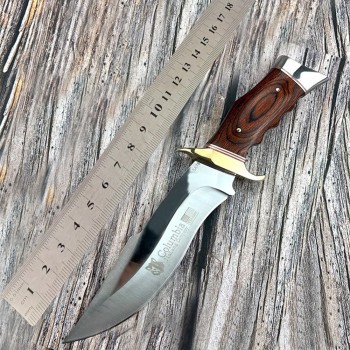 Cross-Border Russian Federation All-In-One Mountaineering Knife Camping Style High Hardness Survival Outdoor Knife Portable Straight Knife Hand-Held Meat Knife
