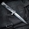 Mafia Stainless Steel Knife Outdoor Household Fruit Knife Self-Defense Outdoor Military Knife Folding Knife Dropshipping