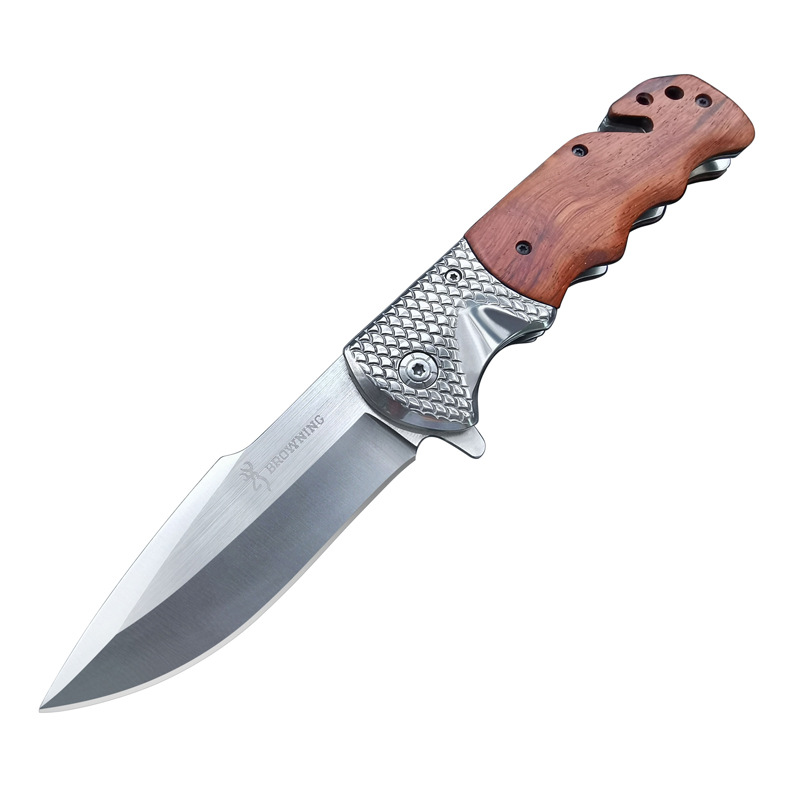 High hardness outdoor knife portable fruit knife sharp self-defense weapon folding knife TEMU shrimp supply folding knife