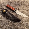 Amazon’s Best-Selling Keel Integrated Lightweight Damascus Forged Small Straight Knife Barbecue Meat Cutting Knife Fruit Knife