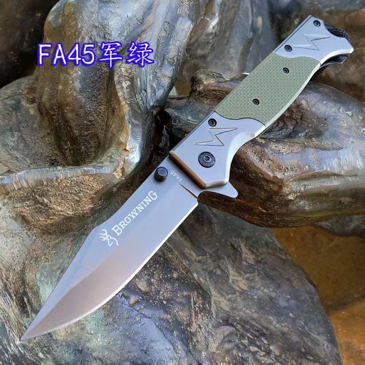 Outdoor Folding Knife Survival Tool Pocket Knife G10 Handle Fruit Knife Camping Fishing Tool